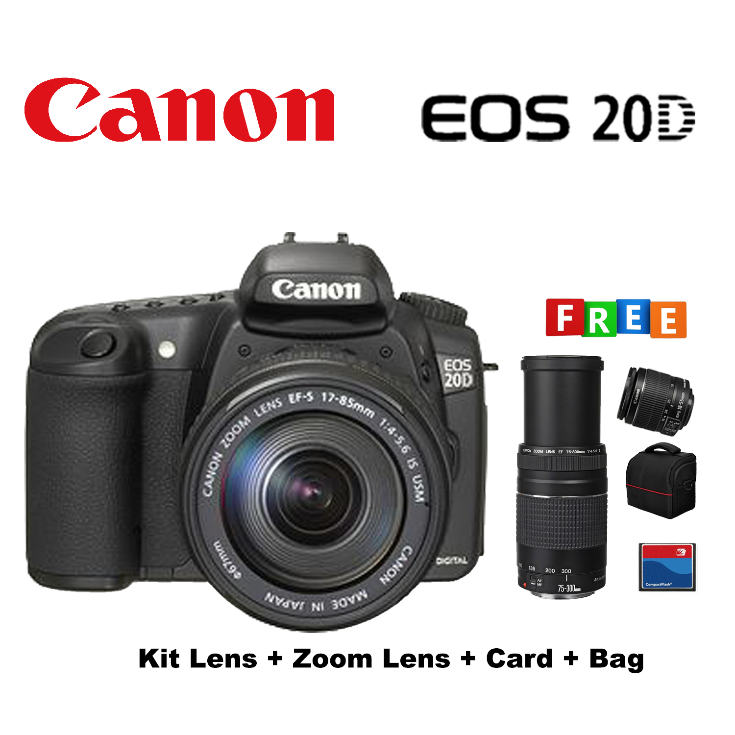 Canon EOS 20D/ CANON ZOOM LENS EF-S 17-85mm F4-5.6 IS USM