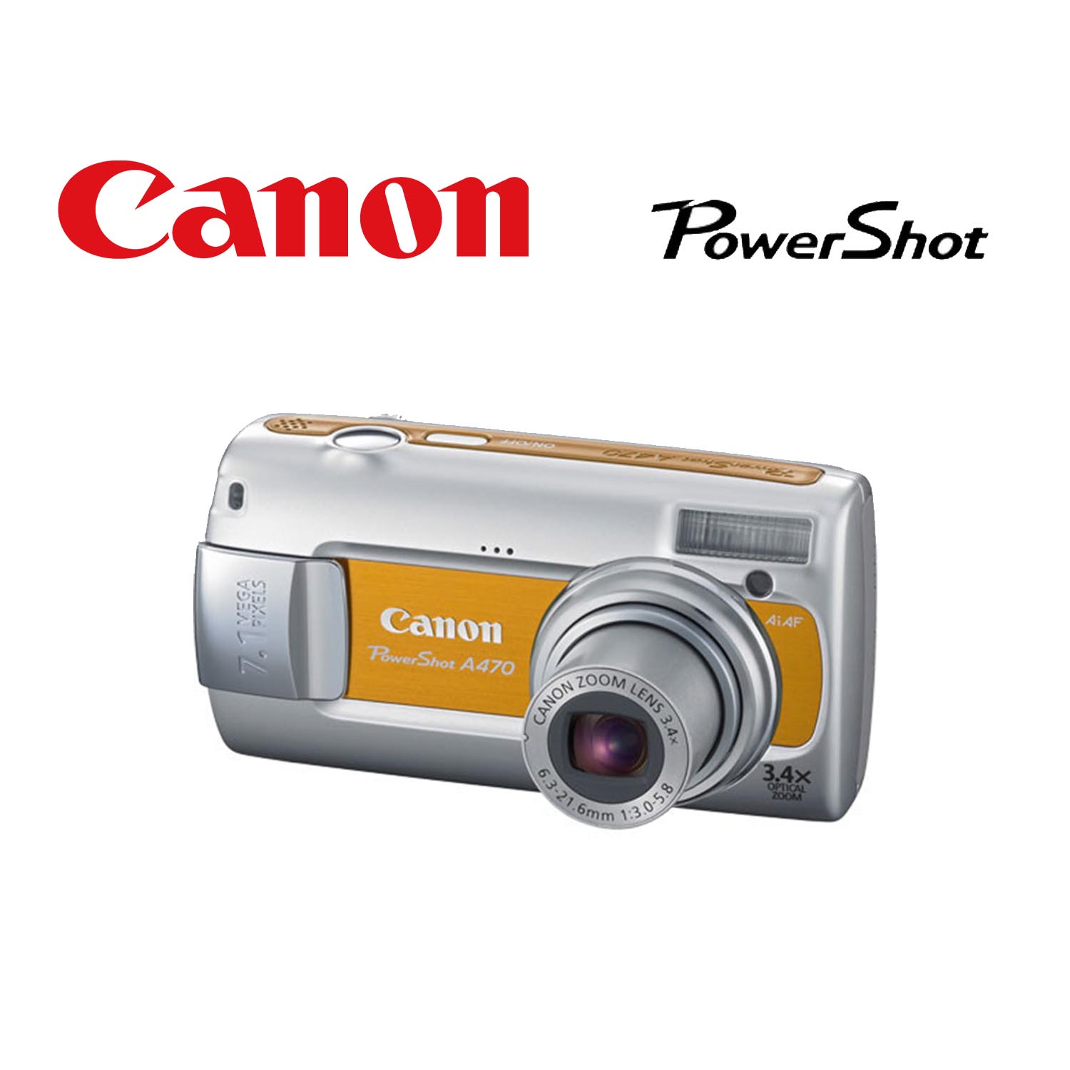 Canon A470 PowerShot Digital Camera - Mega City