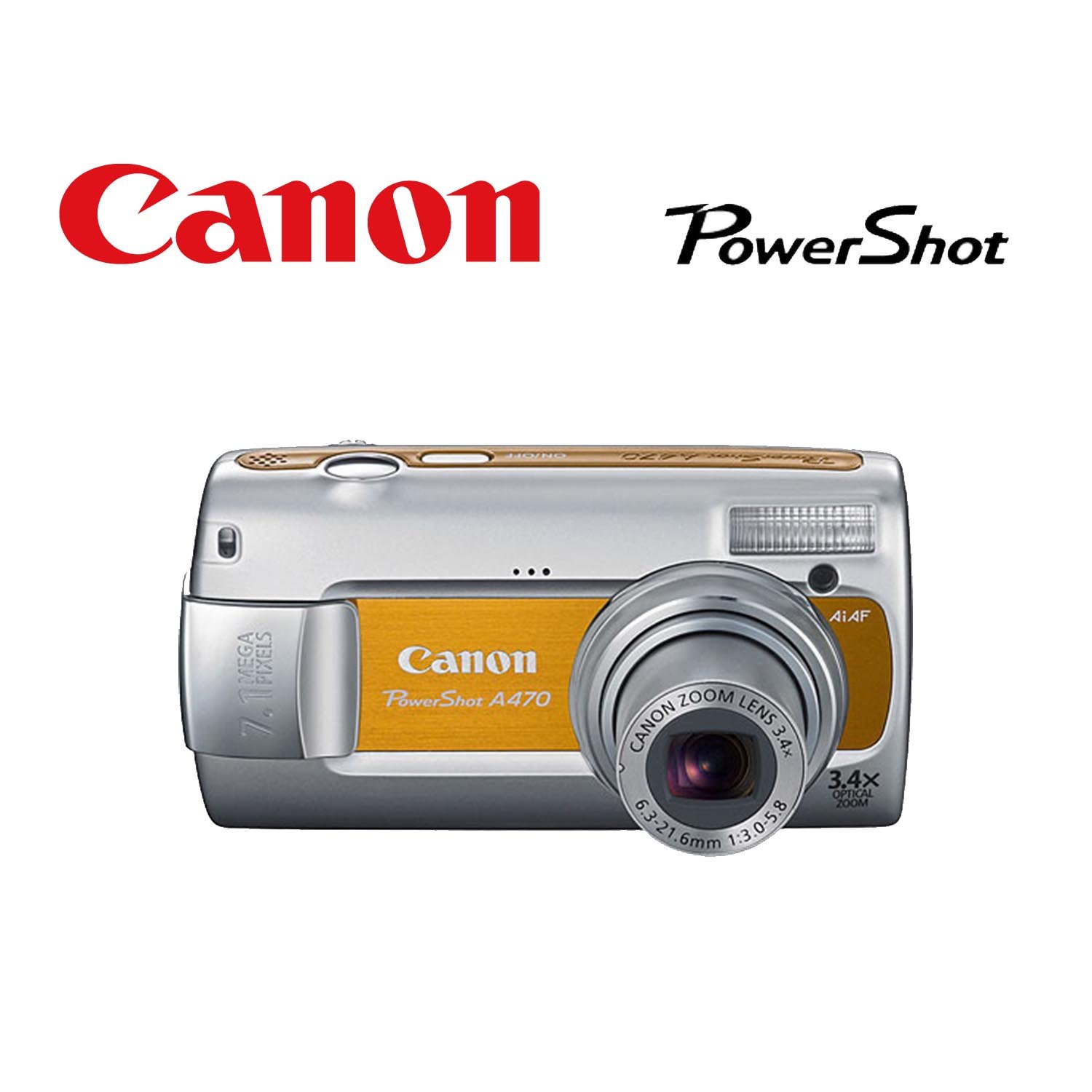 Canon A470 PowerShot Digital Camera - Mega City
