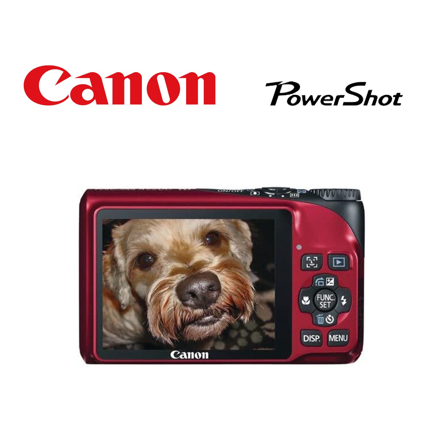 Red Canon Power Shot A2200 Canon A2200 PowerShot Digital Camera