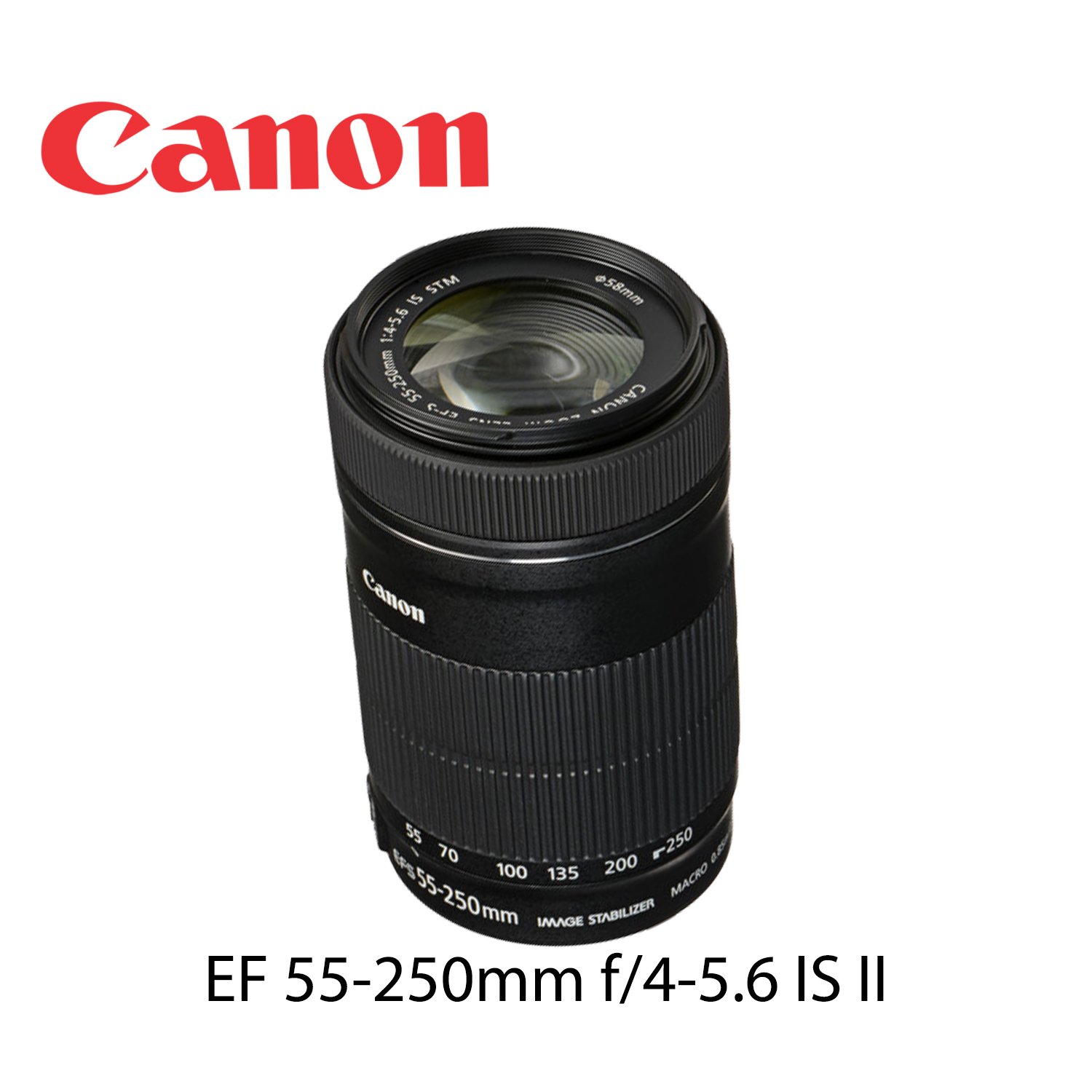 Canon EF-S 55-250mm f/4-5.6 IS II Telephoto Zoom Lens - Mega City