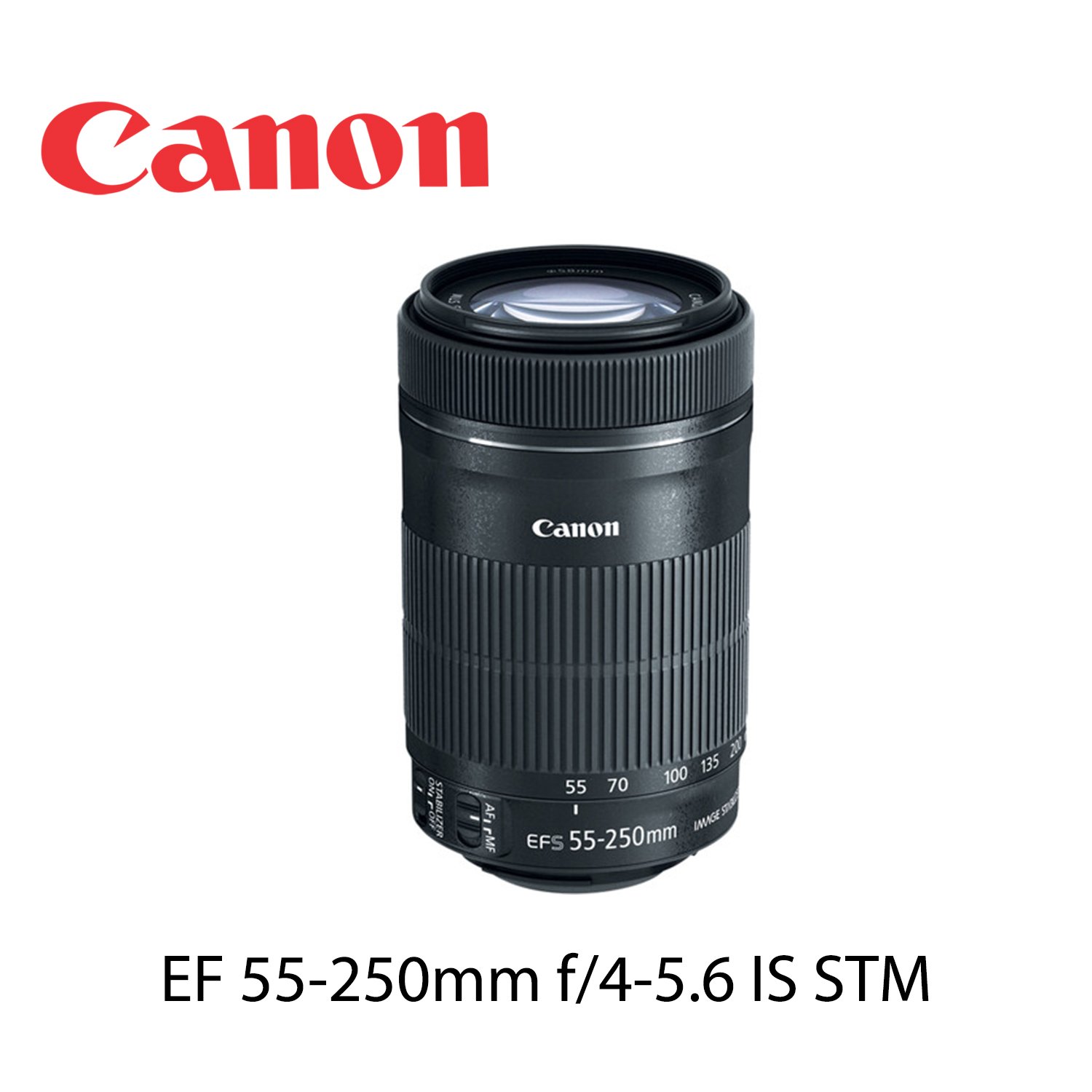 Canon EF-S 55-250mm f/4-5.6 IS STM Telephoto Zoom Lens - Mega City