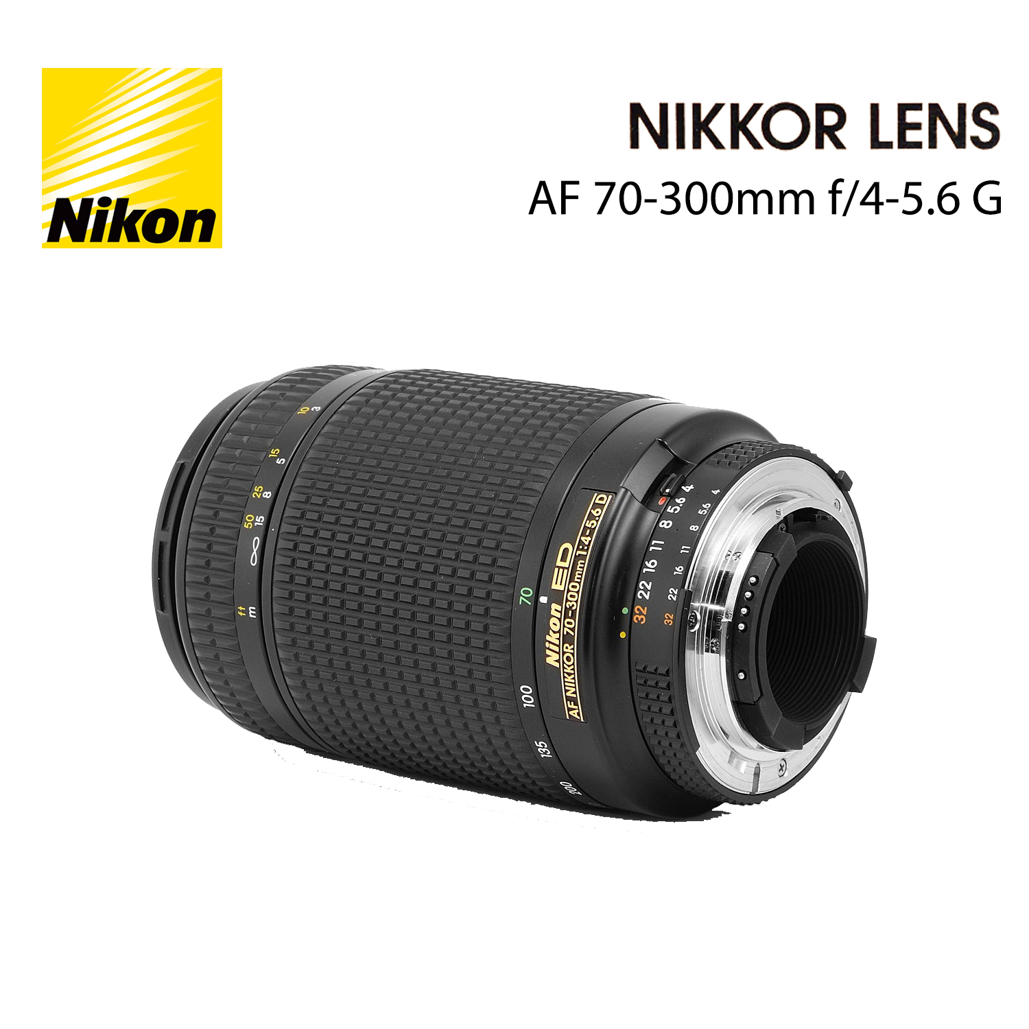 Nikon AF Zoom-NIKKOR 70-300mm lens Black