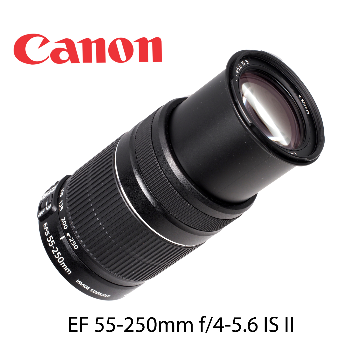 Canon EF-S 55-250mm IS II Telephoto Zoom Lens Mega City