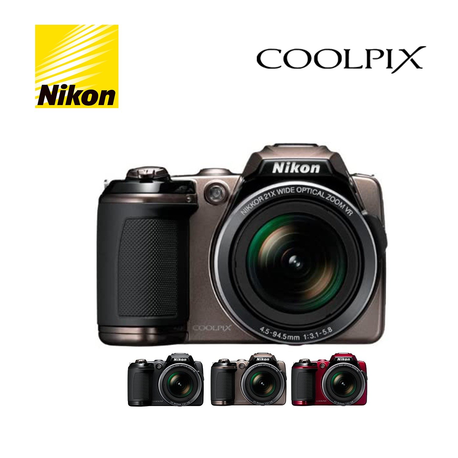 Nikon L120 Coolpix Digital Camera - Mega City