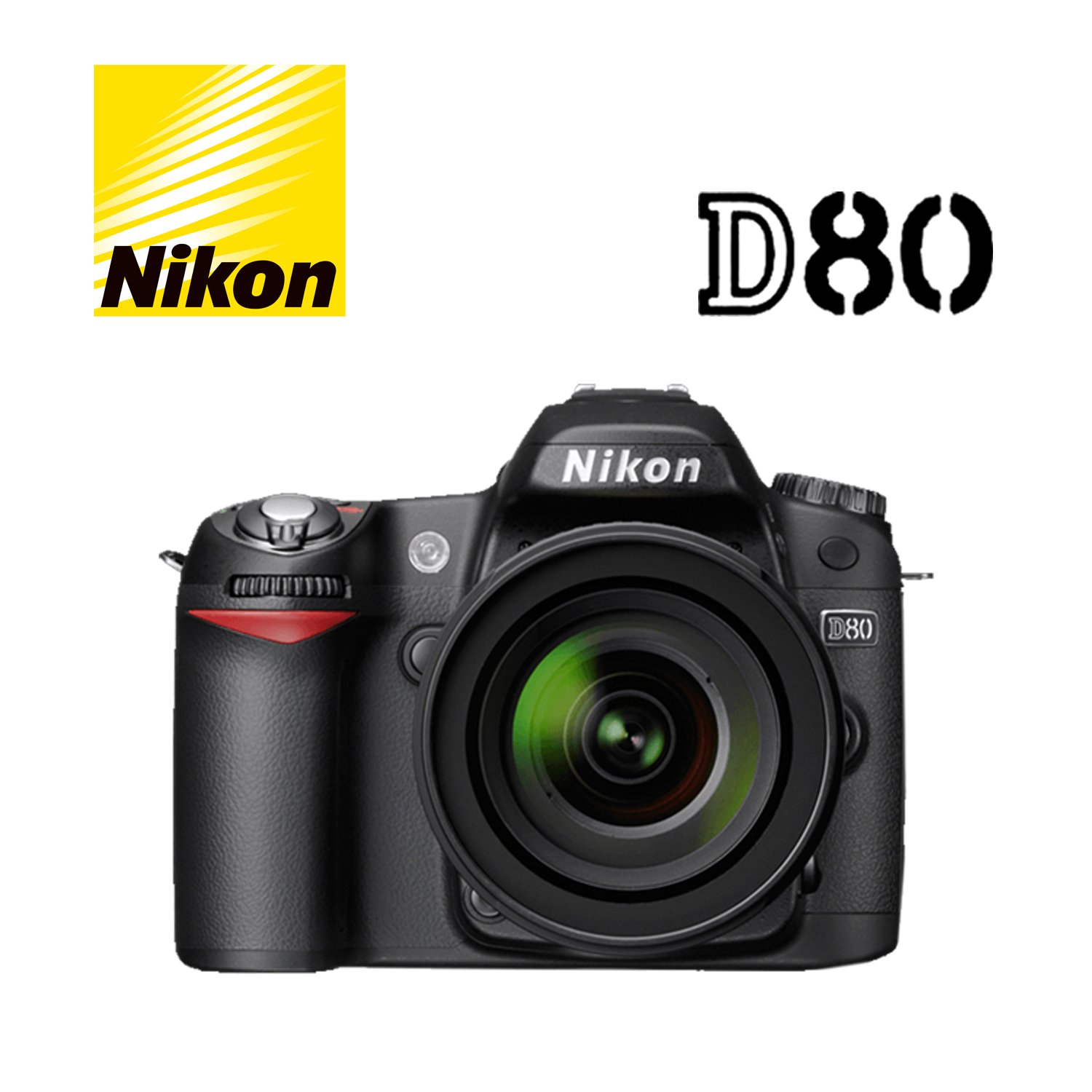 Nikon D80 Kit lens + Card + Bag + Hood + Protector + Filter - Mega 
