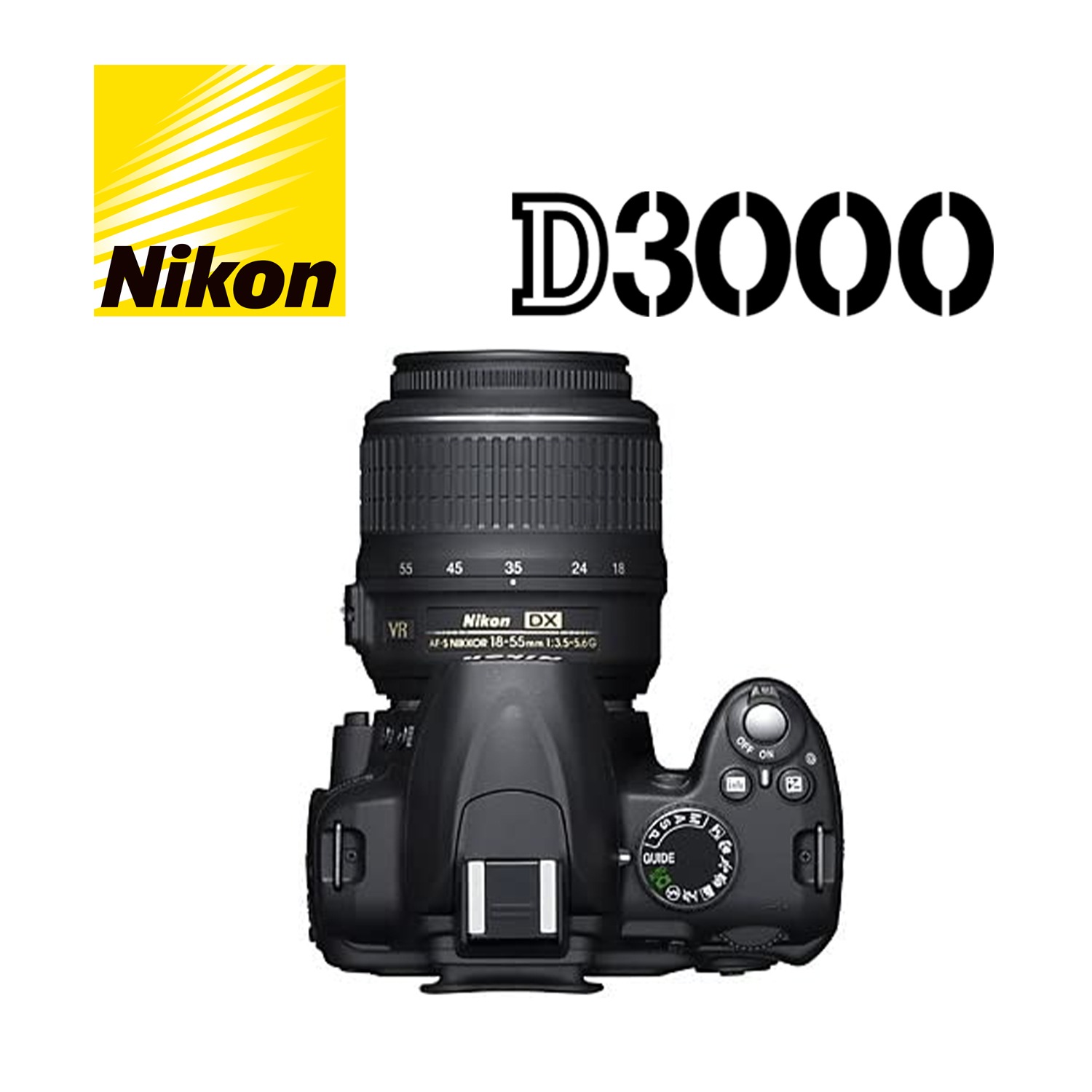 Nikon D3000 With Kit Lens - Mega City