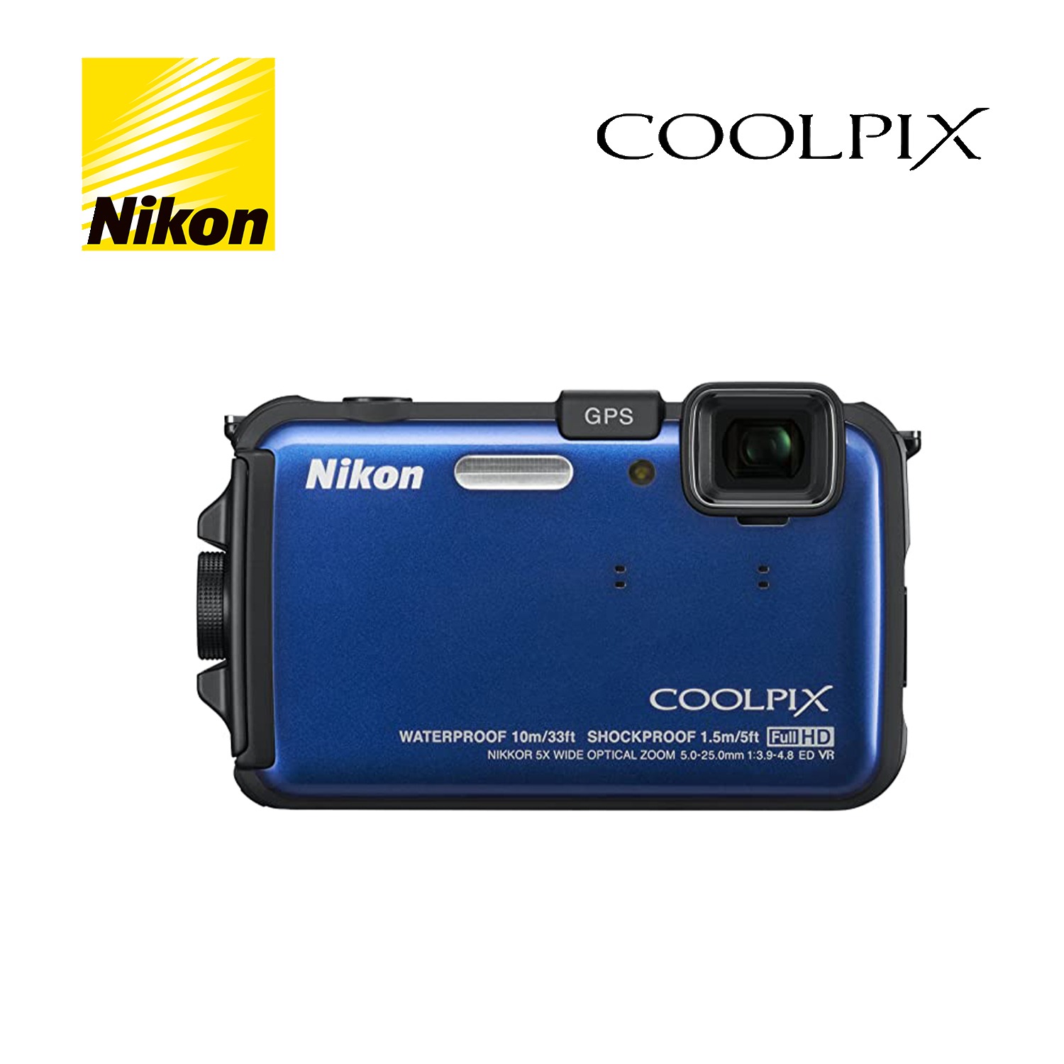 Nikon AW100 Coolpix Digital Camera - Mega City