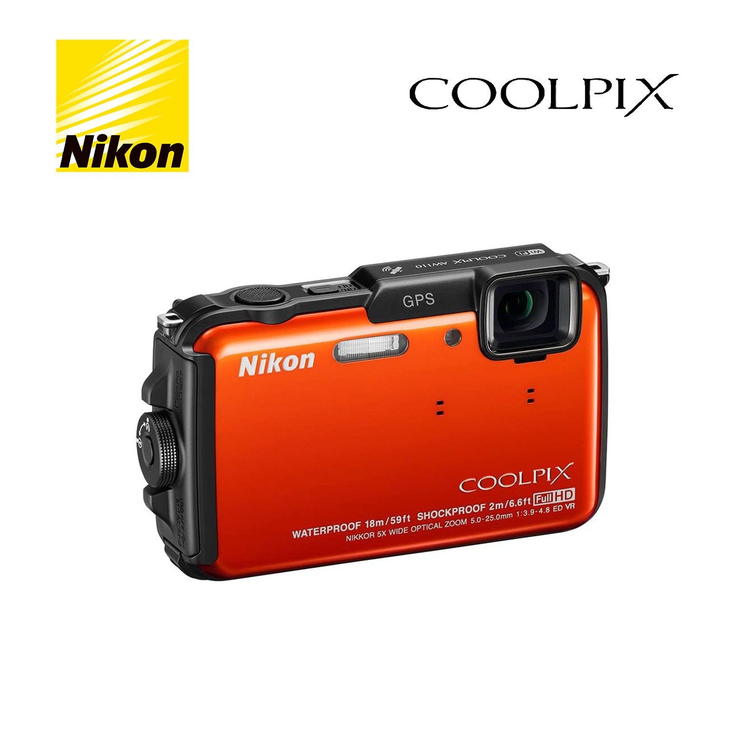 Nikon AW110 Coolpix Digital Camera - Mega City