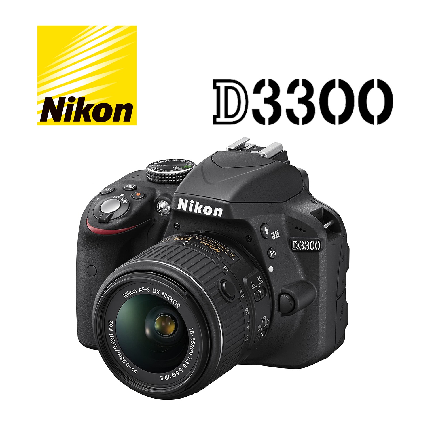 Nikon D3300 With Kit Lens