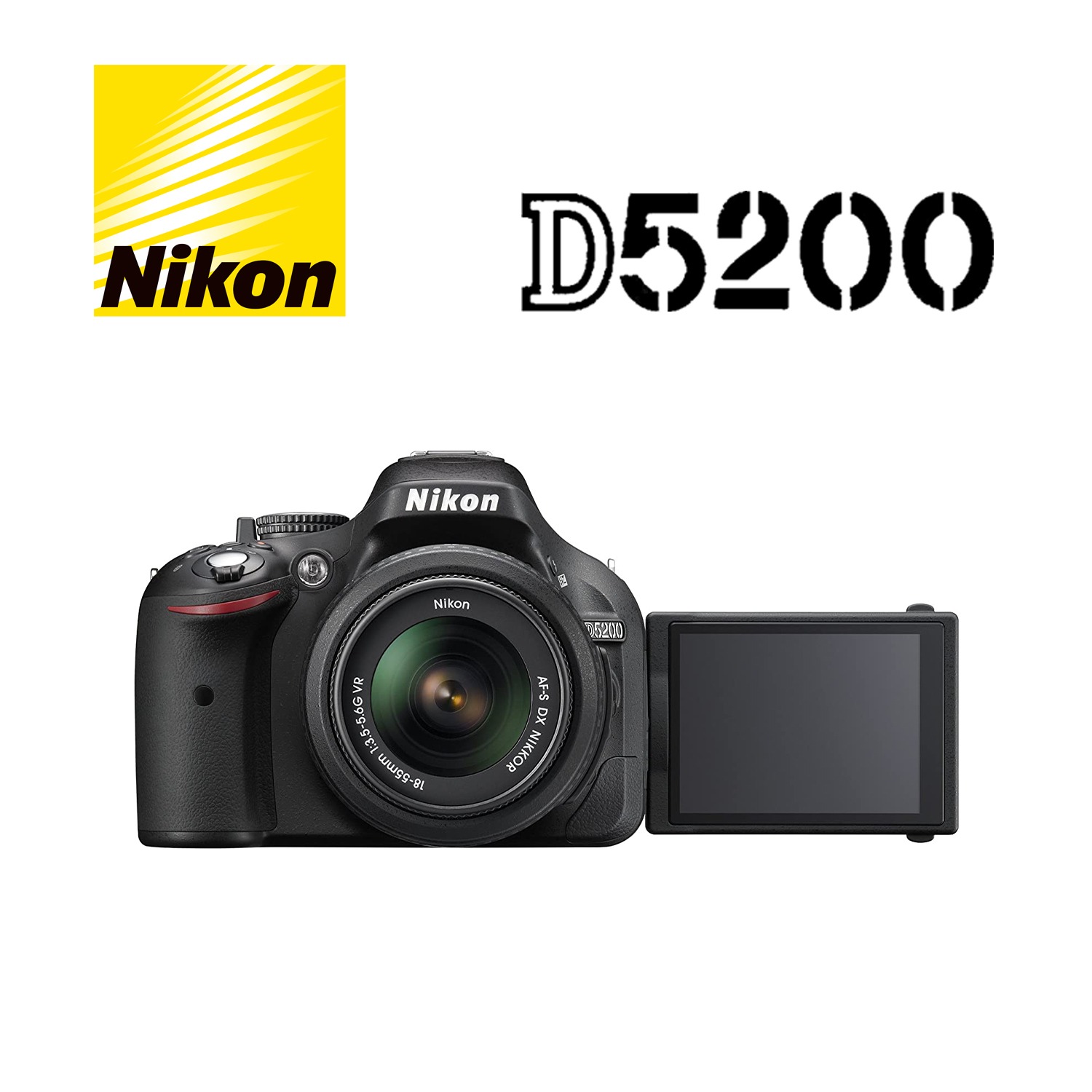 Nikon D5200 With Kit Lens