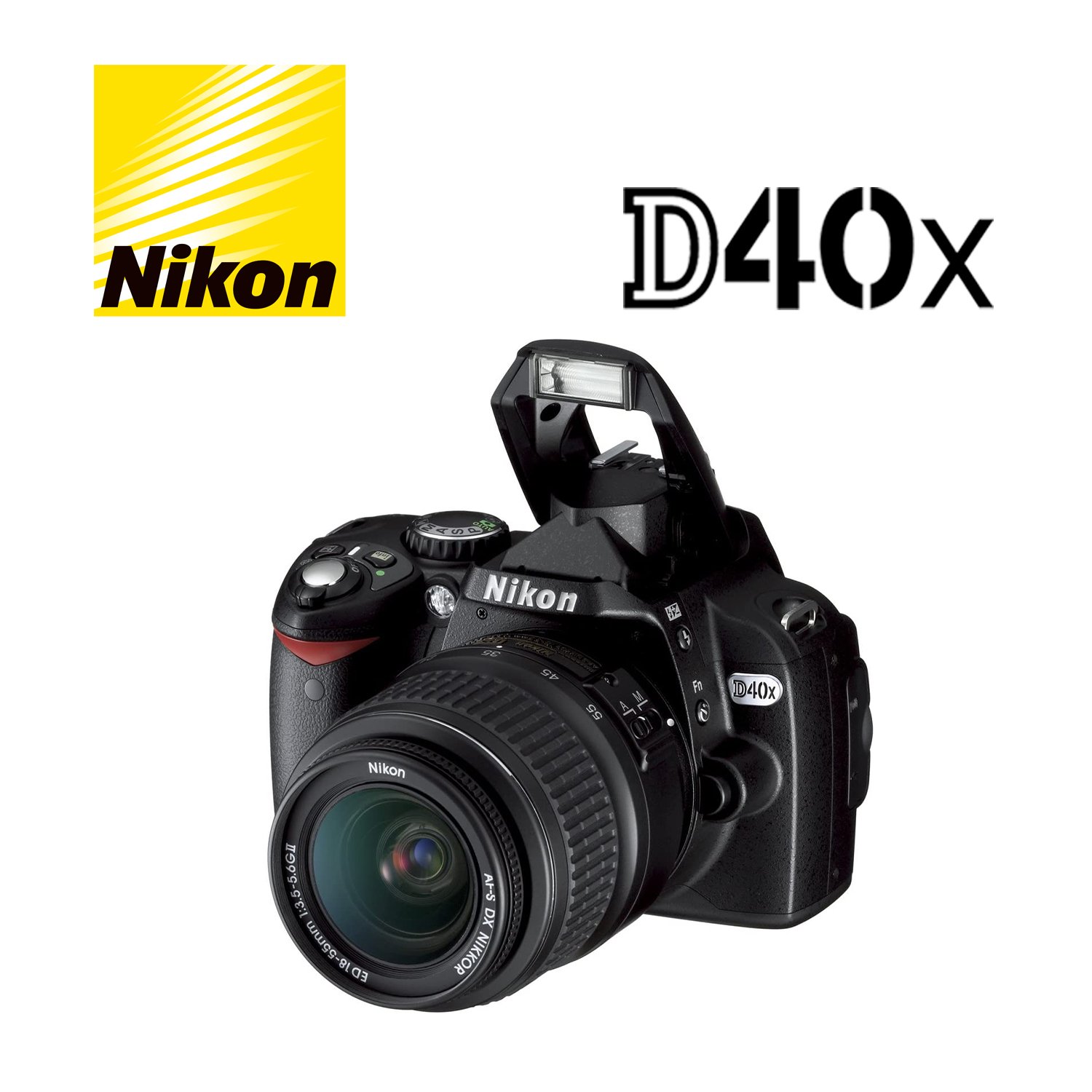 Nikon D40x Kit Lens + Zoom Lens + Card + Bag - Mega City