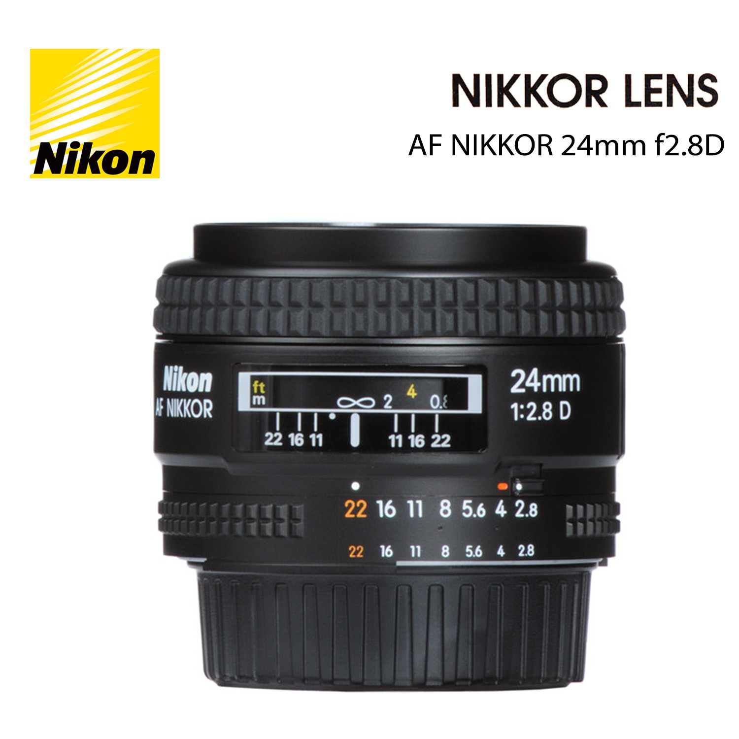 Nikon AF NIKKOR 24mm f/2.8D Lens - Mega City
