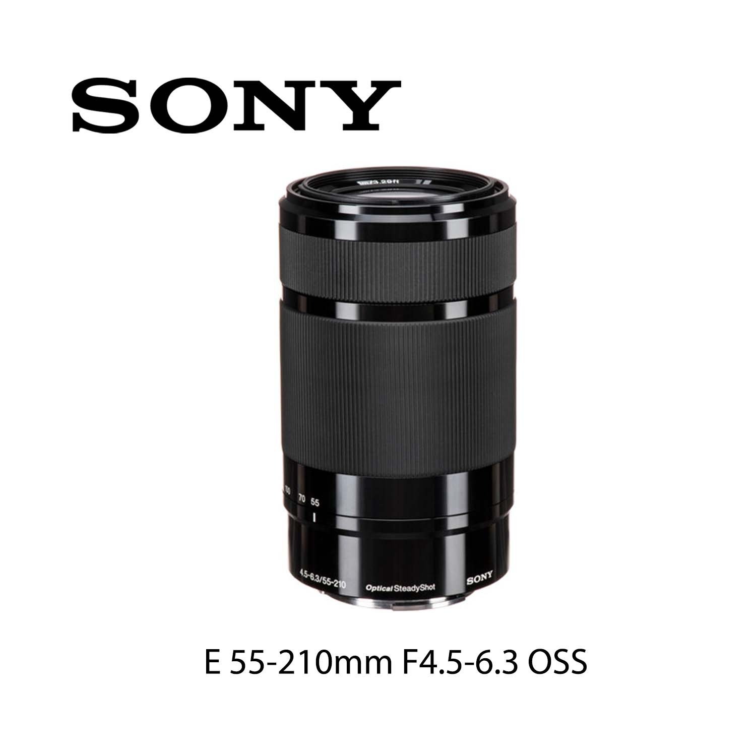 Sony E 55-210mm F4.5-6.3 OSS Lens - Mega City